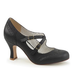 Kitten Heels FLAPPER-35 - Schwarz Kitten Heels FLAPPER-35 - Schwarz