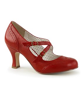 Kitten Heels FLAPPER-35 - Rot Kitten Heels FLAPPER-35 - Rot
