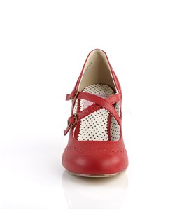 Kitten Heels FLAPPER-35 - Rot Kitten Heels FLAPPER-35 - Rot