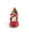 Kitten Heels FLAPPER-35 - Rot Kitten Heels FLAPPER-35 - Rot