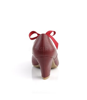 Retro Pumps WIGGLE-32 - Burgundrot
