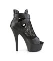 Peeptoe Bootie KISS-257 - Schwarz