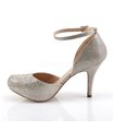 D'Orsay Pumps COVET-03 - Nude Glitter D'Orsay Pumps COVET-03 - Nude Glitter