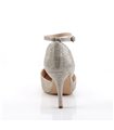 D'Orsay Pumps COVET-03 - Nude Glitter D'Orsay Pumps COVET-03 - Nude Glitter