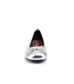 Pleaser Ballerinas Pleaser Pink Label ANNA-01 silber Pleaser Ballerinas Pleaser Pink Label ANNA-01 silber