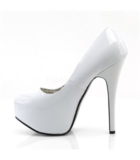 Plateau Pumps TEEZE-06 - Lack Weiß