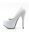Plateau Pumps TEEZE-06 - Lack Weiß