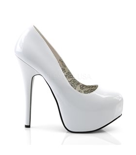 Plateau Pumps TEEZE-06 - Lack Weiß