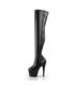 Plateau Overknee Stiefel ADORE-3000 - PU Schwarz