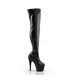 Plateau Overknee Stiefel ADORE-3000 - PU Schwarz