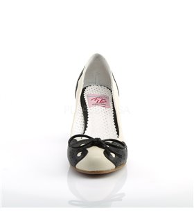 Retro Pumps WIGGLE-17 - Creme/Schwarz Retro Pumps WIGGLE-17 - Creme/Schwarz