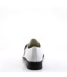 Herren Halbschuh LOAFER-12 : Weiß