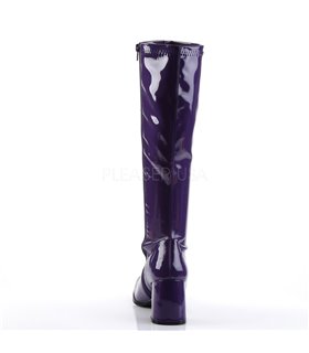 Retro Stiefel GOGO-300 - Lack Lila