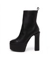 Giaro platform ankle boots Bamara black matt