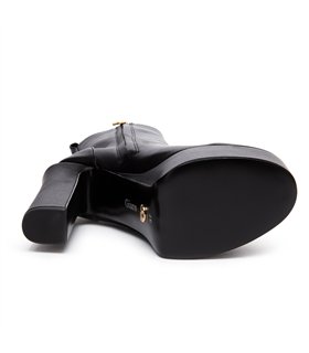 Giaro platform ankle boots Bamara black matt