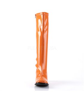 Retro Stiefel GOGO-300 - Lack Orange