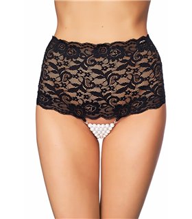 Eleganter Miederslip mit abnehmbaren PVC-Perlen und Karabinerhaken | 7Heaven Eleganter Miederslip mit abnehmbaren PVC-Perlen und Karabinerhaken | 7Heaven
