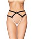 String-Tanga mit Karabinerhaken und abnehmbaren PVC-Perlen | 7Heaven