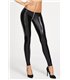 Wetlook Leggings mit Reißverschluss und Gummibund | 7Heaven