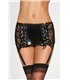 Eleganter Strumpfhaltergürtel mit Schnürung und verstellbaren Metallclips | 7Heaven