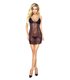Elegantes Chemise mit verstellbaren Trägern und seitlich gebundenem Tanga | Provocative