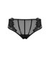 Transparenter Tüll-Slip mit zarter Stickerei | Petite Noir
