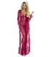Transparentes Netz-Chemise mit Spitzendetails und passendem String | Provocative