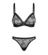 Elegantes Dessous-Set aus Spitze mit Bügel-BH und String | Petite Noir