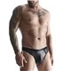 Transparenter Herren-String mit breitem Bund und Netzstruktur | Regnes Fetish Planet