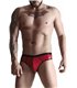 Eleganter Herren-Slip mit Netz-Einsatz aus glänzendem Wetlook-Material | Regnes Fetish Planet