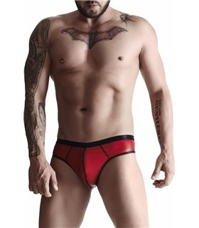 Eleganter Herren-Slip mit Netz-Einsatz aus glänzendem Wetlook-Material | Regnes Fetish Planet Eleganter Herren-Slip mit Netz-Einsatz aus glänzendem Wetlook-Material | Regnes Fetish Planet