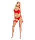 Elegantes Dessous-Set mit Vorderverschluss und Spitzendetails | Provocative