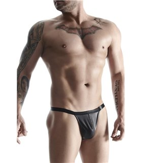 Dehnbarer Wetlook-String mit seitlichen Metall-Clips | Regnes Fetish Planet Dehnbarer Wetlook-String mit seitlichen Metall-Clips | Regnes Fetish Planet
