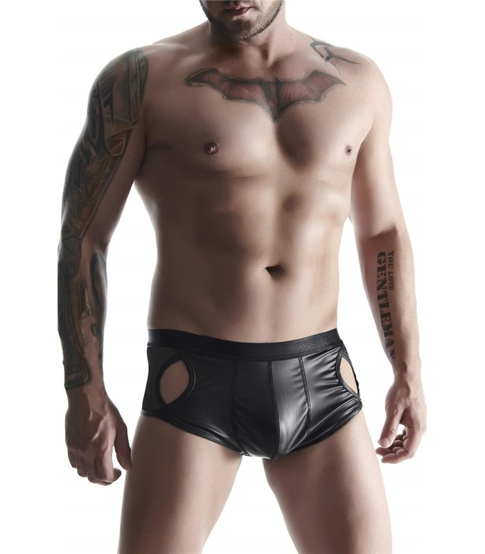 Wetlook-Short mit breitem Bund | Regnes Fetish Planet