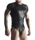 Transparentes Tüll-Shirt mit matter Wetlook-Oberfläche | Regnes Fetish Planet