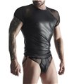 Transparentes Tüll-Shirt mit matter Wetlook-Oberfläche | Regnes Fetish Planet Transparentes Tüll-Shirt mit matter Wetlook-Oberfläche | Regnes Fetish Planet