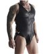 Ouvert Body mit Reißverschluss, seitlichen Clips und String | Regnes Fetish Planet