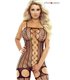 Transparentes Bodystocking mit offener Schritt­partie | Provocative