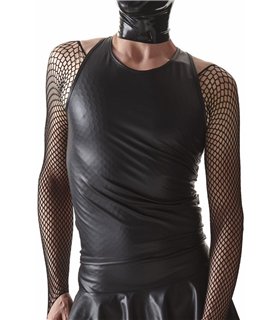 Wetlook T-Shirt mit Metallringen und Gummibändern | Regnes Fetish Planet Wetlook T-Shirt mit Metallringen und Gummibändern | Regnes Fetish Planet