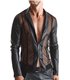 Extravagante Mesh-Jacke mit Wetlook-Elementen und vertikalen Linien | Regnes Fetish Planet