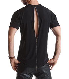 T-Shirt mit Reißverschluss hinten, durchgehend, zweiseitig | Regnes Fetish Planet T-Shirt mit Reißverschluss hinten, durchgehend, zweiseitig | Regnes Fetish Planet