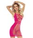 Figurbetontes Minikleid mit transparenten Netzeinsätzen | Provocative