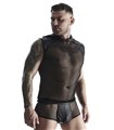 Transparentes Netz-Kapuzenshirt mit Wetlook-Details | Regnes Fetish Planet Transparentes Netz-Kapuzenshirt mit Wetlook-Details | Regnes Fetish Planet