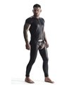 Herren Overall mit Reißverschluss und offenem Schritt aus Wetlook-Material | Regnes Fetish Planet Herren Overall mit Reißverschluss und offenem Schritt aus Wetlook-Material | Regnes Fetish Planet
