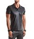 Herren Wetook Poloshirt mit vertikalen Nähten und RFP-Logo | Regnes Fetish Planet