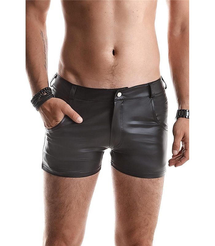 Herren Shorts mit Taschen, Gürtelschlaufen und Alcantara-Etikett | Regnes Fetish Planet