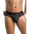 Ouvert-Slip mit Metallkette und Netzeinsatz | Passion Menswear Ouvert-Slip mit Metallkette und Netzeinsatz | Passion Menswear
