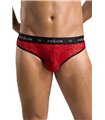 Herren Netz-Slip mit Samtprint elegantes Dessous Design | Passion Menswear Herren Netz-Slip mit Samtprint elegantes Dessous Design | Passion Menswear
