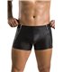 Herren Shorts aus matter Kunstleder mit seitlichen Reißverschluss | Passion Menswear