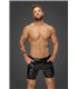 Herren Shorts im Schlangen Wetlook mit Knopf und Reißverschluss | Noir Handmade Men